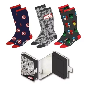Calzini Marvel 3 Pezzi Taglia 38-45