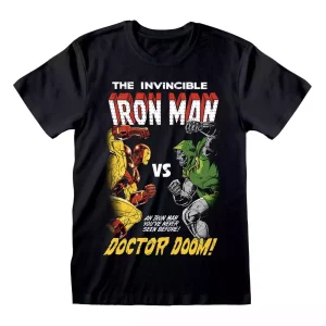 Marvel T-Shirt Iron Man vs Doom Taglia L