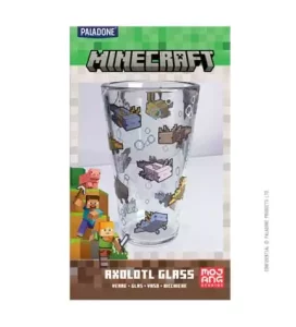 Bicchiere Minecraft Axolotl da 400ml
