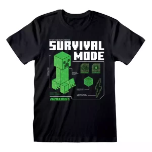 T-Shirt Minecraft Survival Taglia M