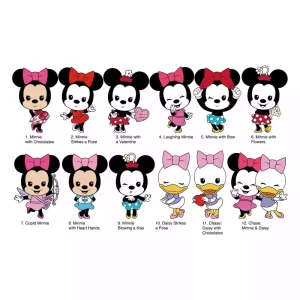 Minnie Mouse: Display 24 Clip per Borsa 3D PVC (Serie 1)