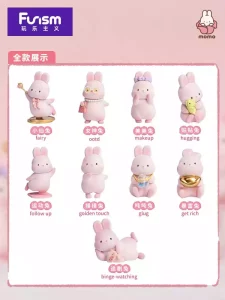 Momo Bunny: Display da 9 Mini Figure Collezionabili da 9 cm
