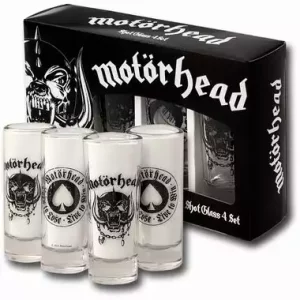 Set 4 Shot Glass Motörhead