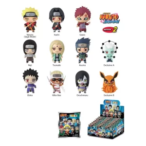 Display 24 Bag Clips Naruto Shippuden PVC