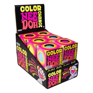 NeeDoh Squeeze Balls 6 cm Color Changing - Display da 12