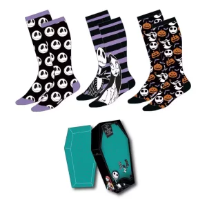 Calzini Nightmare Before Christmas 3 Confezione Taglia 38-45