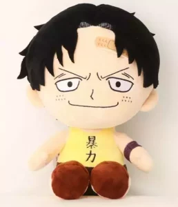 Plush Figure Ace da One Piece, 25 cm