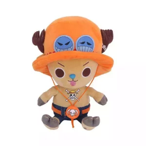 Plush Figure One Piece Chopper e Ace, 20 cm