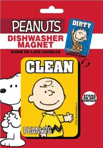 Magnete per Lavastoviglie Peanuts: Pulito/Sporco