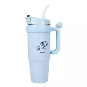 Tazza Termica Peanuts con Cannuccia Snoopy 887 ml