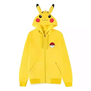 Felpa con Cappuccio Pokémon Pikachu Taglia M