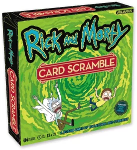 Rick and Morty Board Game Card Scramble - Versione Inglese