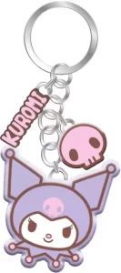 Portachiavi Kuromi in Metallo Sanrio