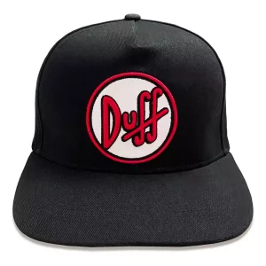 Cappello da Baseball Curvo con Logo Duff dei Simpson