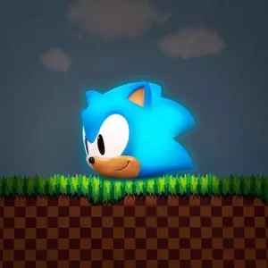 Luce d'ambiente Sonic the Hedgehog, Testa 12 cm