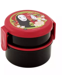 Lunch Box a Doppia Strato No-Face Spirited Away Rosso Scuro