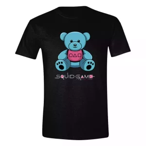 T-Shirt Squid Game Orso Blu Taglia M