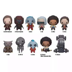 Star Wars: Display 24 Clip per Borsa in PVC 3D (Blind Bag)