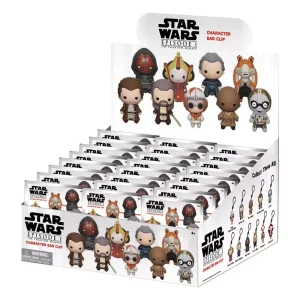 Star Wars Clip per Borsa 3D PVC - The Phantom Menace (Display da 24)