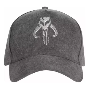 Cappello da baseball Star Wars The Mandalorian con visiera curva Argento Crest