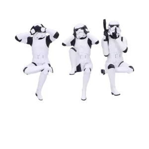 Figure Stormtrooper Tre Saggi Seduti - 11 cm