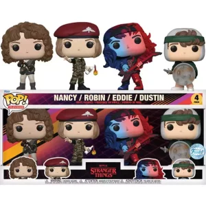 Stranger Things POP! TV Figure Vinil 4-Pack Stagione 4 (EMEA) 9 cm