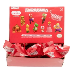 Display 24 Borse Misteriose Super Mario Backpack Buddies