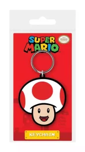Portachiavi Gomma Super Mario Toad 6 cm