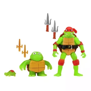 Teenage Mutant Ninja Turtles: Mutant Mayhem Action Figure Raphael Evolution 3-Pack 10 cm