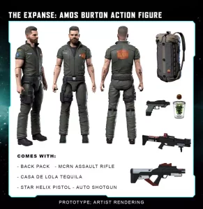 Action Figure Amos Burton 20 cm - The Expanse