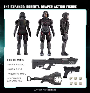 Action Figure Roberta Draper da The Expanse, 20 cm
