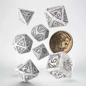 Set di Dadi The Witcher Geralt il Lupo Bianco (7)