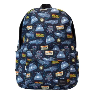 Zaino Loungefly Full-Size in Nylon, Ritorno al Futuro, 40° Anniversario
