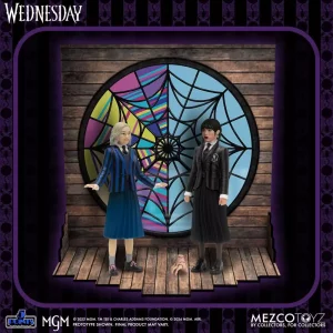 Wednesday 5 Points Figure: Set Boxed Wednesday e Enid da 10 cm