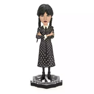 Wednesday Addams Head Knocker Bobble-Head 21 cm