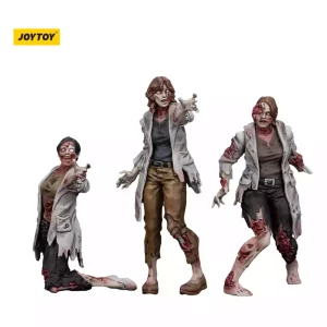 Action Figure Zombie Dark Source - Scienziate (3 confezioni, 8 cm)