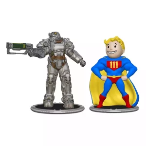 Fallout Mini Figures 2-Pack Set C - T-60 & Vault Boy (Power) 7 cm