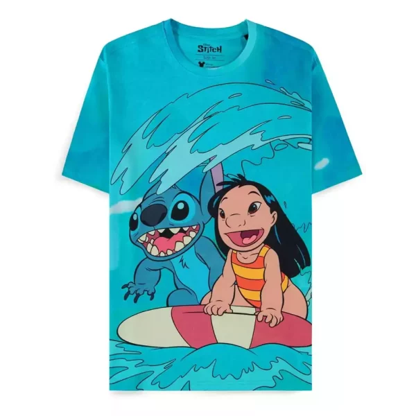 lilo-stitch-t-shirt-surf-together-size-l-1751395618-0