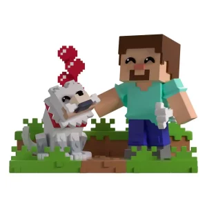 Minecraft Action Figure Addomesticamento Lupo 10 cm