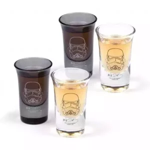 Set da 4 Bicchieri da Shooter Stormtrooper Originali