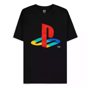 T-Shirt PlayStation Logo Nera Taglia L