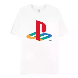 T-Shirt PlayStation Logo Bianca Taglia L