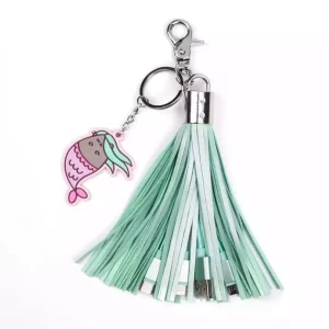 Cavo USB Ricarica Pusheen 3in1 con Portachiavi