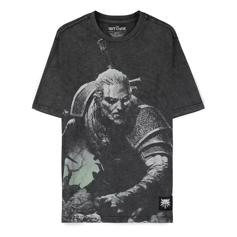 the-witcher-wild-hunt-t-shirt-geralt-washed-size-m-1751391417-0