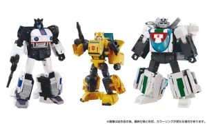 Transformers Dramatic Capture Series Cybertron Chase 3-Pack