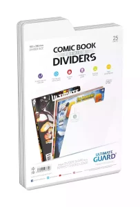 Ultimate Guard Divisori per Fumetti (25) - Bianchi