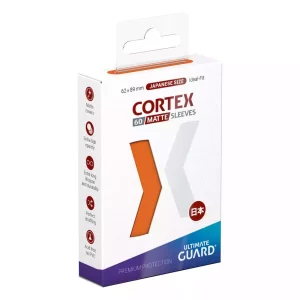 Ultimate Guard Cortex Sleeves Matte Japanese Size (60) - Arancioni
