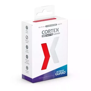 Ultimate Guard Cortex Sleeves Matte Standard (100) - Rosso