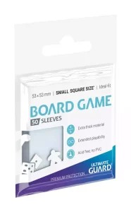 Ultimate Guard Premium Sleeves per Carte da Gioco Quadrati (53x53mm) - Confezione da 50