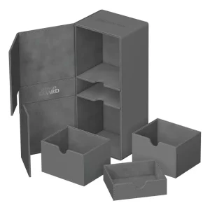 Ultimate Guard Twin Flip'n'Tray 266+ Xenoskin - Grigio